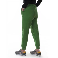 2510-K GREEN Брюки спортивные утепленные женские (85% хлопок, 10% полиэстер, 5% спандекс)