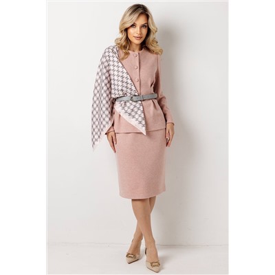 Юбка женская  193Н/09/Пудровый