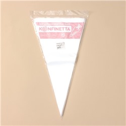 Кондитерские мешки KONFINETTA, 55 мкм, 41×21 см, 50 шт., прозрачные