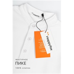 Рубашка-поло с длинным рукавом для мальчика Happyfox