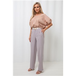 Блузка укороченная бежевого цвета Жозефина №1