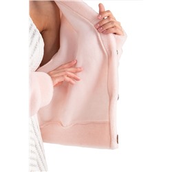 Кардиган КОРОТКИЙ ТЕДДИ пудра