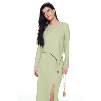 Джемпер, юбка KaVaRi 8058.4 олива