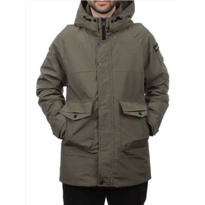 8897 GREEN Куртка мужская зимняя облегченная (130 гр. холлофайбер)