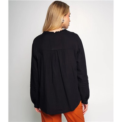 Блуза #КТ0912, чёрный