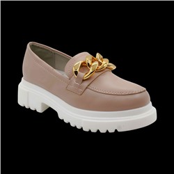 Лоферы AV896-3-2 бежевые