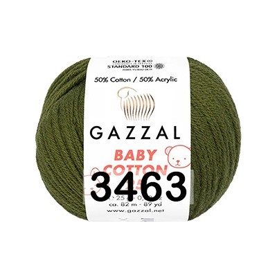 Пряжа Gazzal Baby Cotton 25