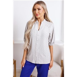 Блуза Люция (серая) Б15327-45М