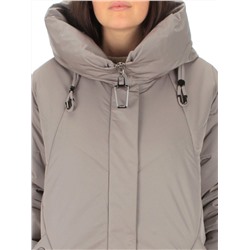 M-9070 GRAY/BEIGE Пальто зимнее женское CORUSKY (верблюжья шерсть)