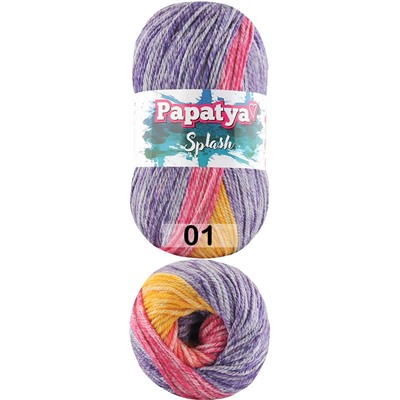 Пряжа Kamgarn SPLASH PAPATYA