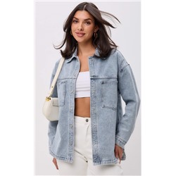 Куртка джинс F412-1249 l.blue