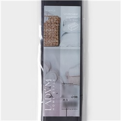 Органайзер для хранения белья LaDо́m, 6 ячеек, 34×15×10 см, графитовый