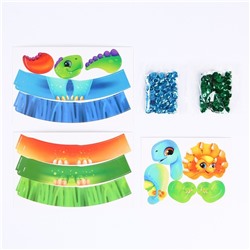 Пасхальный набор для украшения яиц «Динозавры» на пасху, 9.8×15.3×1.1 см