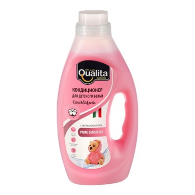 Кондиционер для белья, QUALITA PURE SENSITIVE, "Детский", 1 л