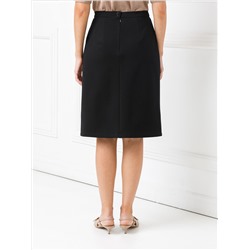 Юбка чёрная трикотажная