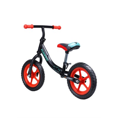 Беговел 12" COMIRON Flight Pro / CB1205 / уп 6 / Цвет: серый-красный/ КРАТНО УПАКОВКЕ 6 ШТ.