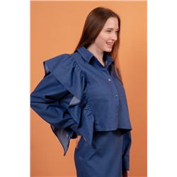 Рубашка джинс  DENIM018/03/Синий