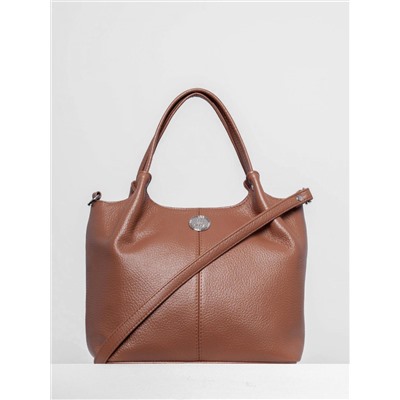 Женская кожаная сумка Richet 3212LN 356 Рыжий