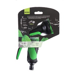 Пистолет-распылитель, 10 режимов, быстросъёмное соединение, пластик, Greengo