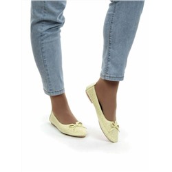 07-PDXL31-3 YELLOW Балетки (натуральная кожа)