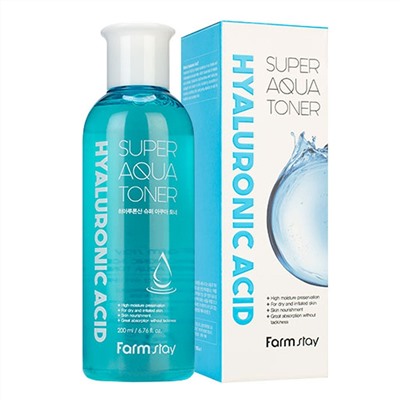 FarmStay Тонер увлажняющий с гиалуроновой кислотой Hyaluronic Acid Multi Aqua Ultra Toner 210 мл