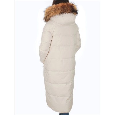 H23-631 LT. BEIGE Пальто зимнее женское (200 гр. тинсулейт)