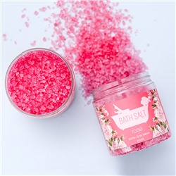 Соль для ванны Rose (роза), банка 600 гр