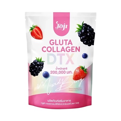 Joji Коллаген и глутатион DTX с ягодами, 10 саше по 20 г