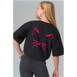 Футболка оверсайз для девочки Happyfox
