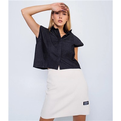 Юбка #КТ191, молочный