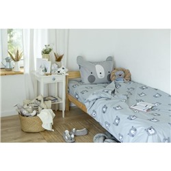 Постельное белье «Этель» 1,5 сп Gray bear 143х215 см, 150х214 см, 50х70 см -1 шт