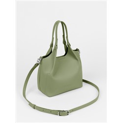 Женская кожаная сумка Richet 3260LN 807 Зеленый