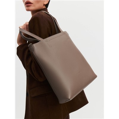 Женская кожаная сумка Richet 3203LN 862 Тауп