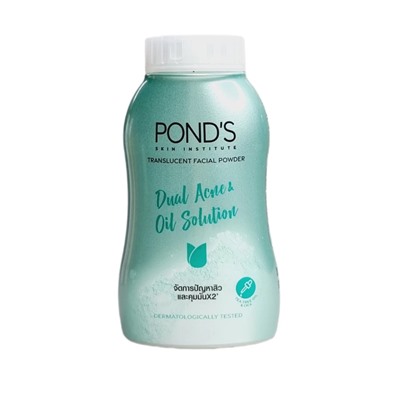 Рассыпчатая пудра для лица для жирной кожи склонной к акне Pond's Dual Acne and Oil Solution Formula 50 гр