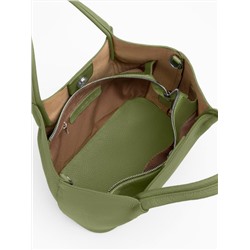 Женская кожаная сумка Richet 3263LN 807 Зеленый