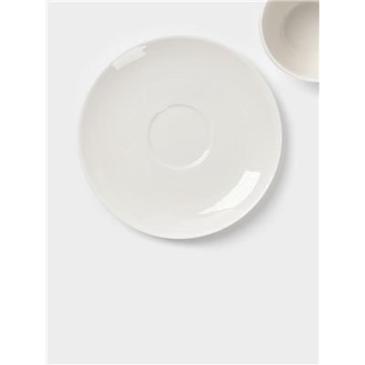 Кофейная пара Magisto English tea party, 115 мл, фарфор, белая