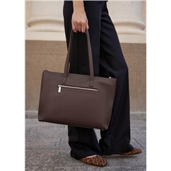 Женская кожаная сумка Richet 3202LN 879 Коричневый