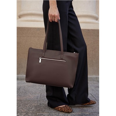 Женская кожаная сумка Richet 3202LN 879 Коричневый