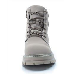 01-P8305-3 GRAY/BEIGE Ботинки демисезонные женские (натуральная кожа)