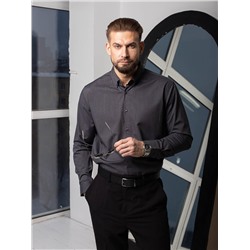 001J Мужская рубашка JenTa темно-серый