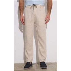 Брюки лен P411-0866 natural linen