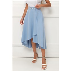 Юбка голубая на запах Эмбер №2