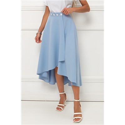 Юбка голубая на запах Эмбер №2