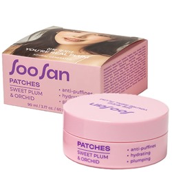 SOOSAN Патчи для глаз от отеков и мешков с экстрактами сливы и орхидеи 84г