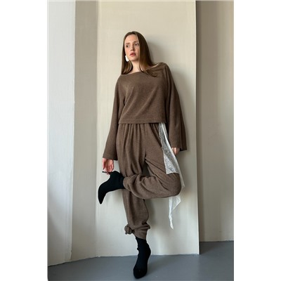 Брюки  WOOL042/04/Коричневый