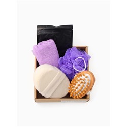 Подарочный набор «Этель. Ты космос», полотенце 30×60 см, мочалка, массажёр