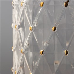 Ваза «Милагрос», сеточка, 24.5×11.5 см, стекло, прозрачная