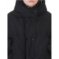 H24-033 BLACK Куртка пуховая зимняя женская (пух)
