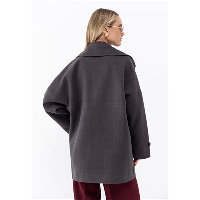 Женское пальто серый