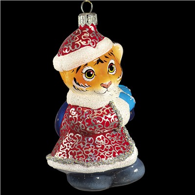 929.5 Тигренок в костюме Деда Мороза